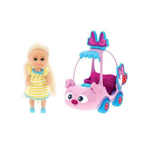 Assistência Técnica, SAC e Garantia do produto Sparkle Girlz Carro Mini Sparkles Rosa e Boneca Loira 4806 - Dtc