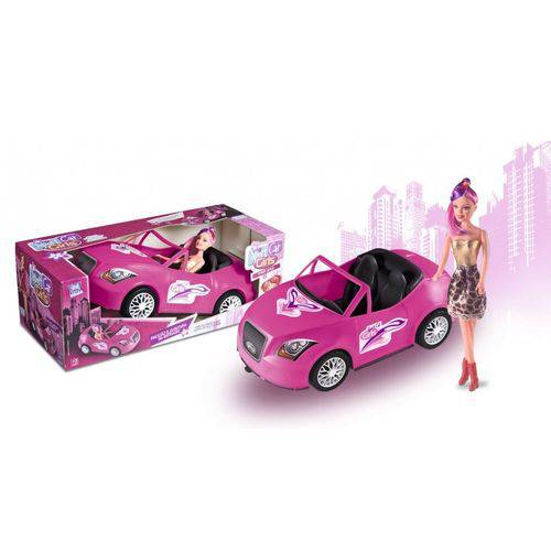 Assistência Técnica, SAC e Garantia do produto Super Carro Conversível Sport Car Rosa Girls com Boneca Zuca Toys