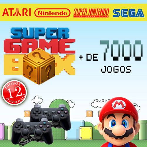 Assistência Técnica, SAC e Garantia do produto Super Game Box Game Retrô com 2 Controles de Playstation 2