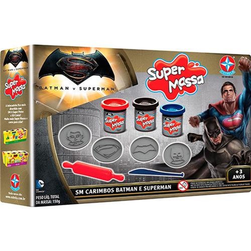 Assistência Técnica, SAC e Garantia do produto Super Massa Carimbos Batman Vs Superman ESTRELA