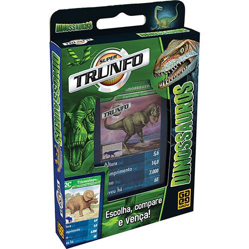 Assistência Técnica, SAC e Garantia do produto Super Trunfo Coleção Especial - Dinossaouros - Grow