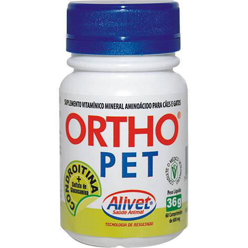 Assistência Técnica, SAC e Garantia do produto Suplemento Vitamínico Mineral Aminoácido para Cães e Gatos Ortho Pet 36G - Alivet