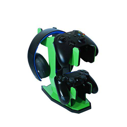 Assistência Técnica, SAC e Garantia do produto Suporte para Joystick e Headset Verde e Preto Xbox One Ps4 Pc Gamer