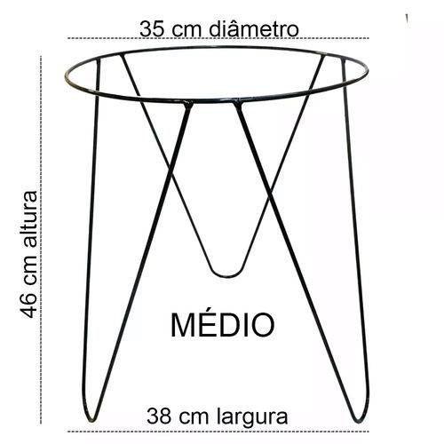 Assistência Técnica, SAC e Garantia do produto Suporte para Vaso Planta de Chão Médio - Plugador