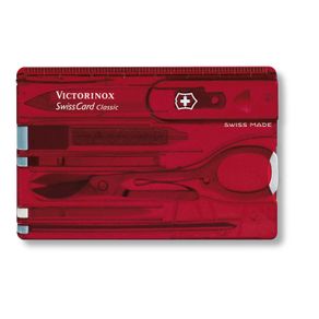 Assistência Técnica, SAC e Garantia do produto Swisscard Victorinox Classic Vermelho Translúcido