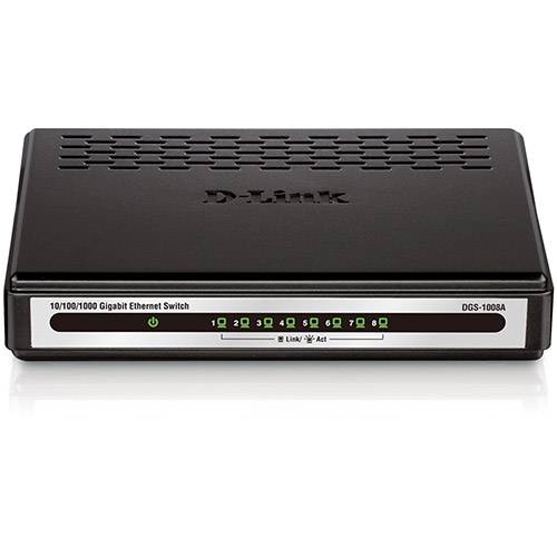 Assistência Técnica, SAC e Garantia do produto Switch Gigabit Ethernet com 8 Portas DGS-1008A - D-Link