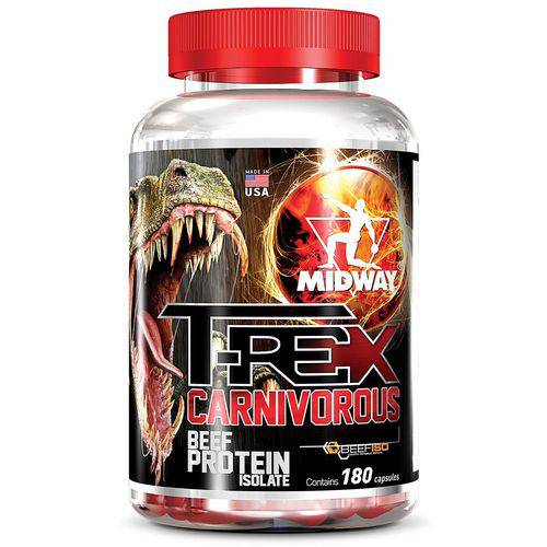 Assistência Técnica, SAC e Garantia do produto T-rex Carnivorous - Proteína da Carne com Creatina e Ferro 180 Cáps - Midway Usa