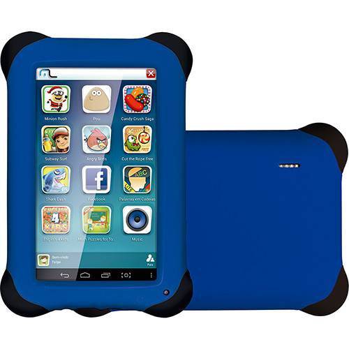 Assistência Técnica, SAC e Garantia do produto Tablet Multilaser Kid Pad 8gb Wi-Fi Tela 7" Android 4.2 Processador Dual Core 2x1,2ghz - Azul