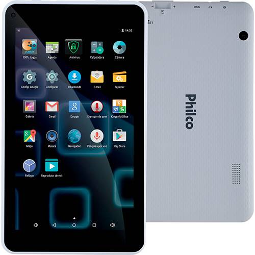 Assistência Técnica, SAC e Garantia do produto Tablet Philco PH70B 8GB Wi-Fi Tela 7" Android 5.1 Processador Quad-Core Cortex A7 - 1.2Ghz - Branco