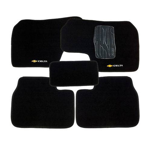 Assistência Técnica, SAC e Garantia do produto Tapete Carpete Chevrolet Celta Personalizado Bordado - 5 Peças