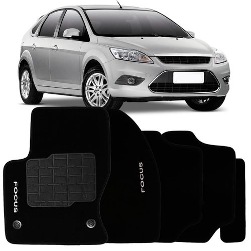 Assistência Técnica, SAC e Garantia do produto Tapete Carpete Preto Ford Personalizado Focus 2012 2013 Bordado 2 Lados Dianteiro