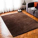 Assistência Técnica, SAC e Garantia do produto Tapete de Sala Angorá Marrom Taupe 200x250cm - Casa & Conforto