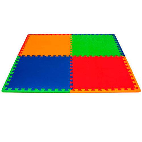 Assistência Técnica, SAC e Garantia do produto Tapete Eva Play Mat Color 4 Peças Evamax 52x52cm