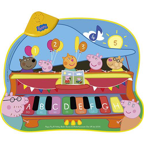 Assistência Técnica, SAC e Garantia do produto Tapete Musical da Peppa - Estrela