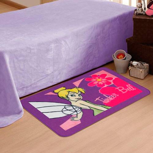 Assistência Técnica, SAC e Garantia do produto Tapete Oriental Disney 80x120 Sininho Flowers - Jolitex