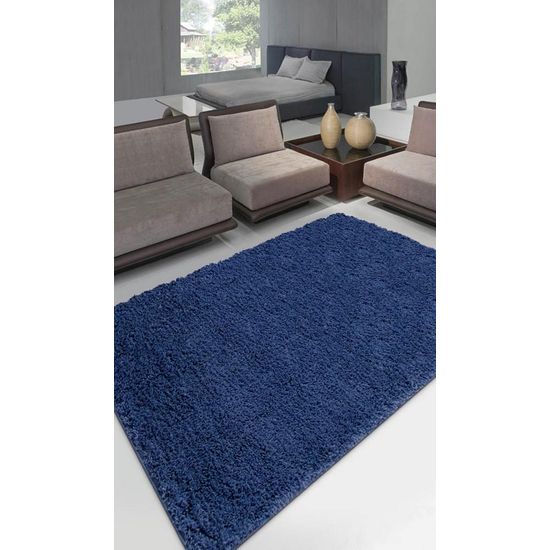 Assistência Técnica, SAC e Garantia do produto Tapete Realce Liso 150X200 Cm Azul