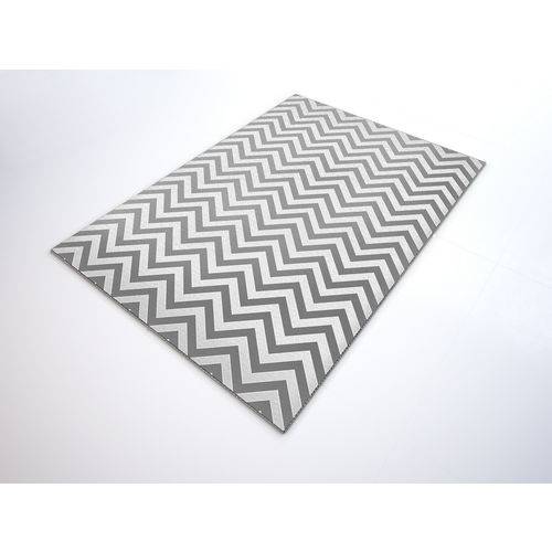 Assistência Técnica, SAC e Garantia do produto Tapete Saturs Moderno Chevron Cinza 60 X 200 Cm