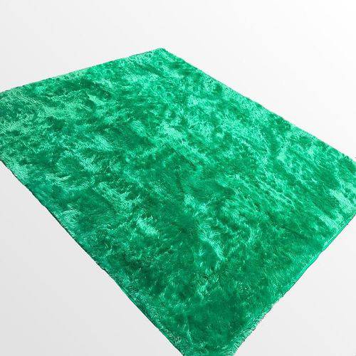 Assistência Técnica, SAC e Garantia do produto Tapete Saturs Shaggy Pelo Alto Verde - 60 X 180 Cm Tapete para Sala e Quarto