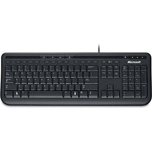 Assistência Técnica, SAC e Garantia do produto Teclado C/ Fio ( Wired ) Preto USB 600 - Microsoft