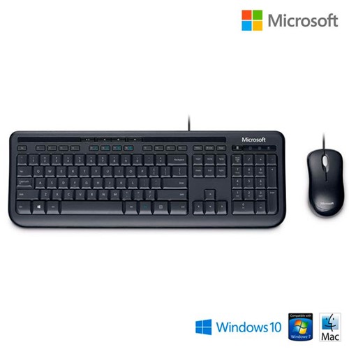 Assistência Técnica, SAC e Garantia do produto Teclado e Mouse com Fio USB APB-00005 Microsoft