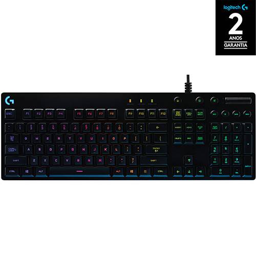 Assistência Técnica, SAC e Garantia do produto Teclado Gamer G810 Mecânico RGB Orion Spectrum - Logitech G