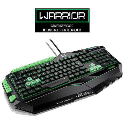 Assistência Técnica, SAC e Garantia do produto Teclado Gamer Multilaser Warrior TC199 Profissional com Led Abnt2 USB 2.0 Semi Mecanico