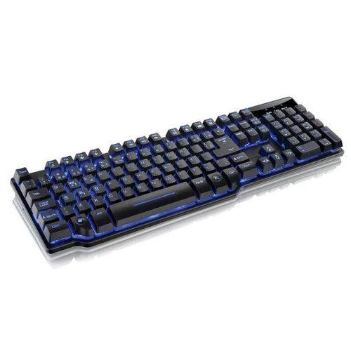 Assistência Técnica, SAC e Garantia do produto Teclado Gamer Semi-mecanico Hydra Usb Led Azul