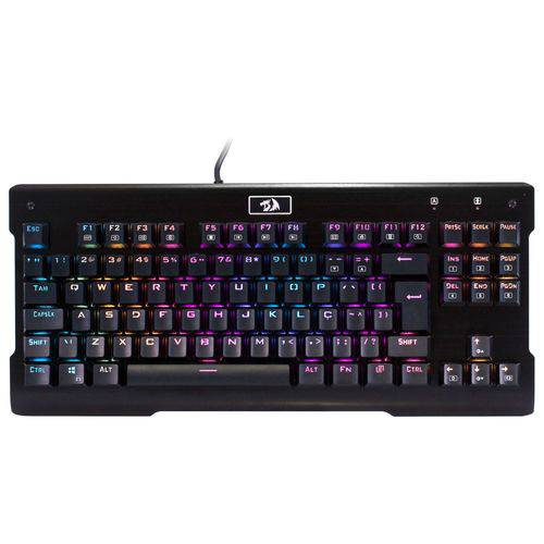 Assistência Técnica, SAC e Garantia do produto Teclado Mecânico Gamer Redragon Visnu Switch Outemu Blue RGB ABNT2 - K561RGB (BLUE)