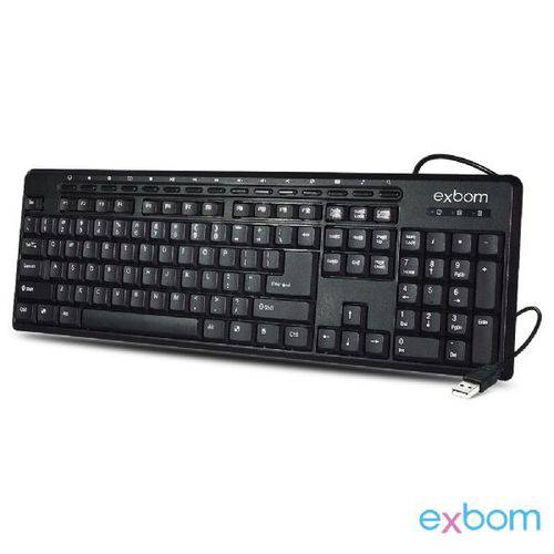 Assistência Técnica, SAC e Garantia do produto Teclado Multimídia Usb Exbom Bk-140m