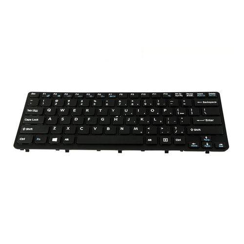 Assistência Técnica, SAC e Garantia do produto Teclado para Notebook Sony Vaio Sve14125clw | Preto Inglês Internacional - Us