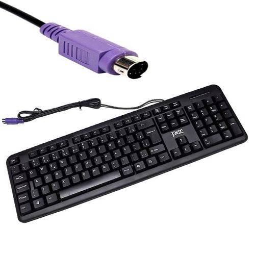 Assistência Técnica, SAC e Garantia do produto Teclado Preto Ps2 para Computador Entrada Antiga