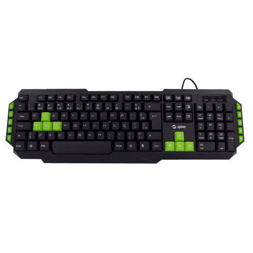 Assistência Técnica, SAC e Garantia do produto TECLADO SPINN GAMER TG 1000 Spinn Gamer Series Conector USB Banhado a Prata