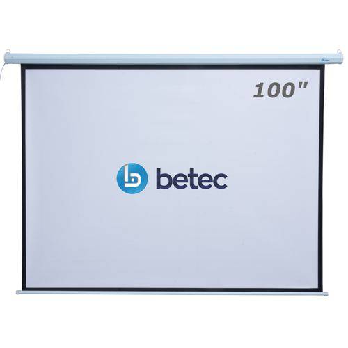 Assistência Técnica, SAC e Garantia do produto Tela de Projeção Retrátil Elétrica - 100 Polegadas - Controle Remoto - Betec BT4565 - Telão