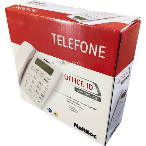 Assistência Técnica, SAC e Garantia do produto Telefone C/ Fio Viva Voz Office Id Branco Multitoc