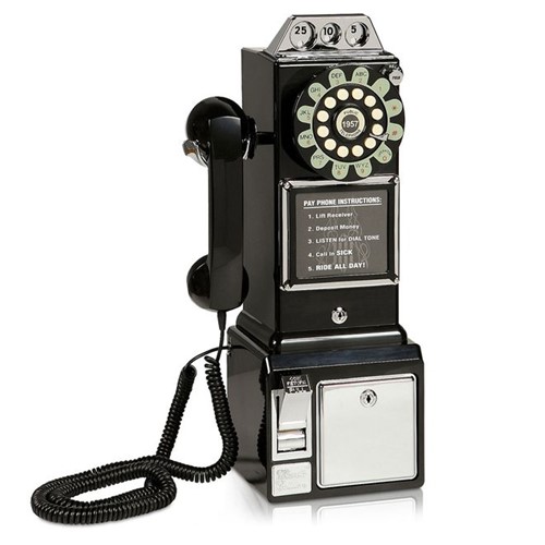 Assistência Técnica, SAC e Garantia do produto Telefone com Fio Retro Watson Preto 32.387 Classic