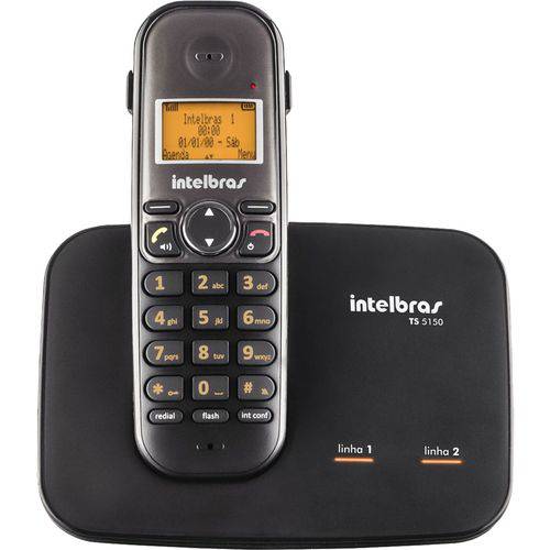 Assistência Técnica, SAC e Garantia do produto Telefone S/fio Ts5150 Dect 6.0 C/id Preto Intelbras