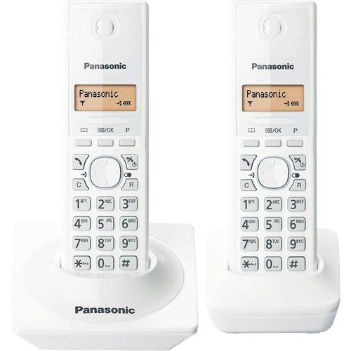 Assistência Técnica, SAC e Garantia do produto Telefone Sem Fio com Identificador de Chamadas KX-TG1712LBW Branco Panasonic