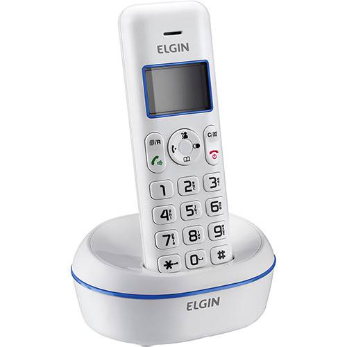 Assistência Técnica, SAC e Garantia do produto Telefone Sem Fio Elgin Branco e Azul TSF-5001 com Indentificador de Chamadas