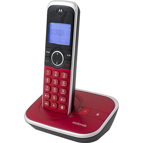 Assistência Técnica, SAC e Garantia do produto Telefone Sem Fio Motorola Gate 4800BT Digital com Identificador de Chamadas Bluetooth Vermelho