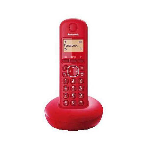 Assistência Técnica, SAC e Garantia do produto Telefone Sem Fio Panasonic Kx-Tgb210 com Identificador de Chamadas - Vermelho