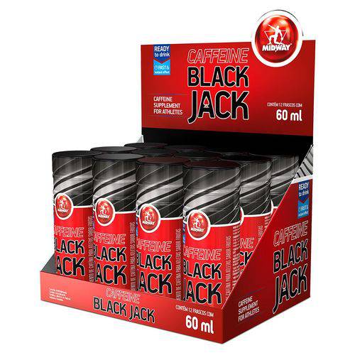 Assistência Técnica, SAC e Garantia do produto Termogênico Shot Cafeína Black Jack Midway 60ml C/ 12 Unidades