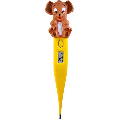 Assistência Técnica, SAC e Garantia do produto Termômetro Clínico Digital Incoterm Termomed Kids Amarelo Cachorro