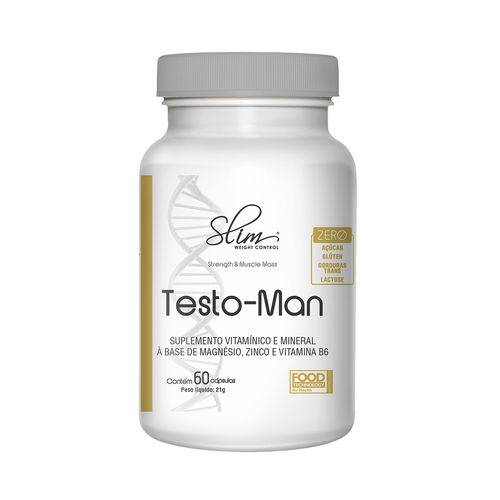 Assistência Técnica, SAC e Garantia do produto Testo-man Slim 60 Cáps - Slim Weight Control