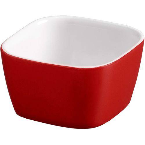 Assistência Técnica, SAC e Garantia do produto Tigela Quadrada 6cm 50ml– Mondoceram Gourmet - Vermelho