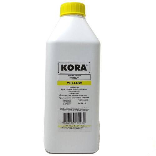 Assistência Técnica, SAC e Garantia do produto Tinta Kora 1 Litro Epson Yellow Corante