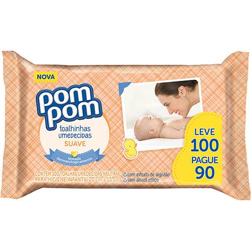 Assistência Técnica, SAC e Garantia do produto Toalha Umedecida Pompom Leve 100 Pague 90