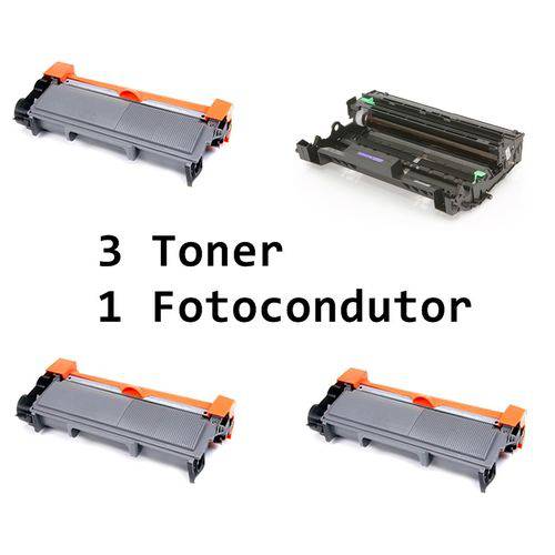 Assistência Técnica, SAC e Garantia do produto 3 Toner 1 Fotocondutor Compatível Brother Tn2340 Tn2370