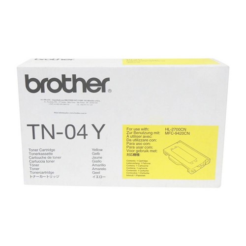 Assistência Técnica, SAC e Garantia do produto Toner Brother TN 04Y Amarelo