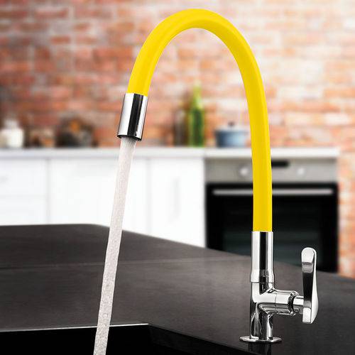 Assistência Técnica, SAC e Garantia do produto Torneira Lorenzetti Cozinha Mesa Flex 1177 Y27 Amarelo