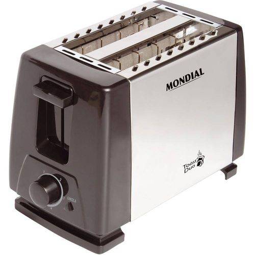 Assistência Técnica, SAC e Garantia do produto Torradeira de Paes Mondial Toast Duo Nt01 Aco Inox 127v